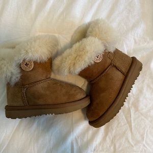 Toddler Bailey Button II Boot- chestnut